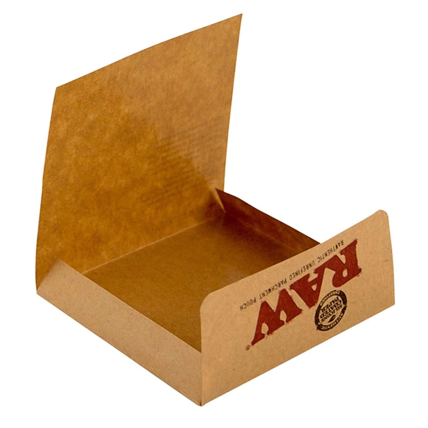 RAW Unrefined Parchment Pouch – 8cm x 8cm 20er Box RAW